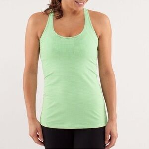 Lululemon Athletica Gingham Green Racerback Tank Top

#1080